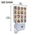 thumbnail image 4 of Characters Pixel Style Night Light 2 Pack LED Nightlight Plug into Wall Dusk to Dawn Sensor Soft White, 4 of 7