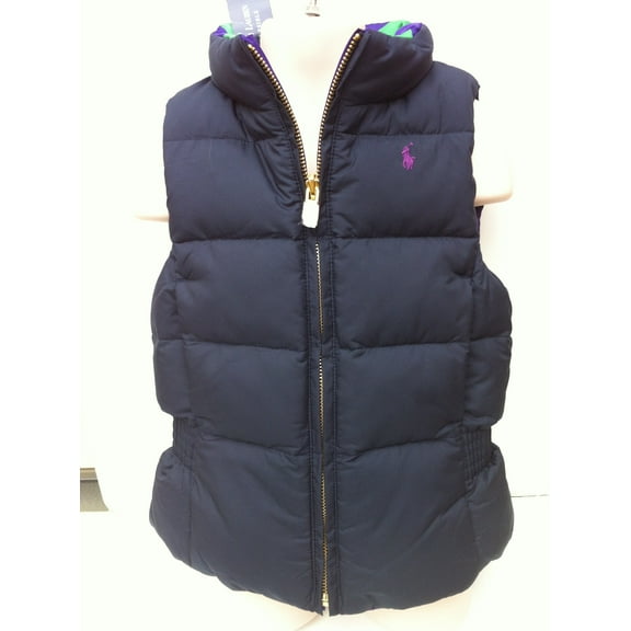 Polo Ralph Lauren Girls Reversible Vest, Size 5