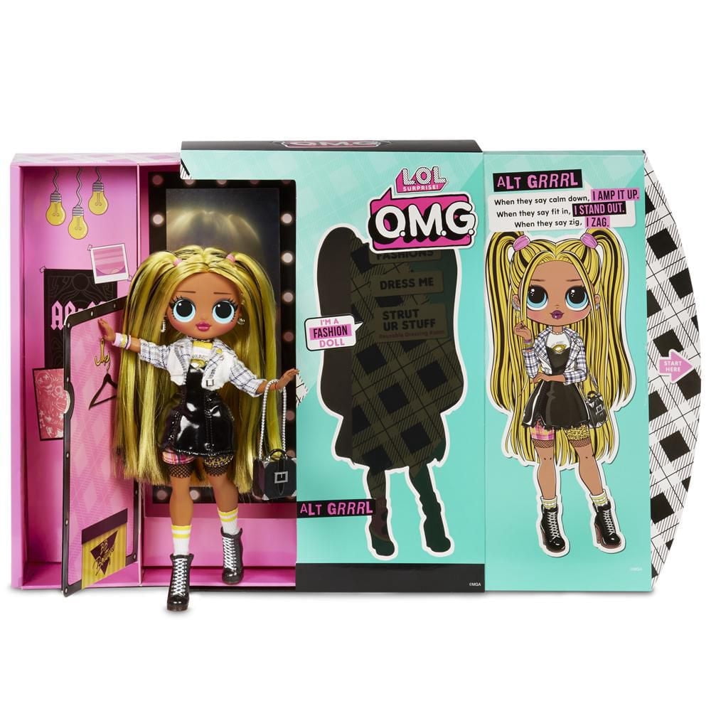 L.O.L. Surprise! O.M.G. Alt Grrrl Fashion Doll with 20 Surprises