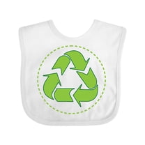 Inktastic Recycle Conserve Earth Day Boys or Girls Baby Bib