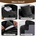 thumbnail image 5 of MELLCOM 104'' Modular Sectional Boneless Couch, L Shaped Corner Sofa with Deep Seat＆Wide Armrest Design, Cloud Couch for Living Room, Bedroom, No Assembly Required (Black), 5 of 5