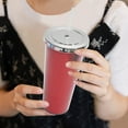 thumbnail image 1 of Double Layer Plastic Cup Sequins Straw Cup Creative Summer Cold Drink Water Cup, 1 of 3