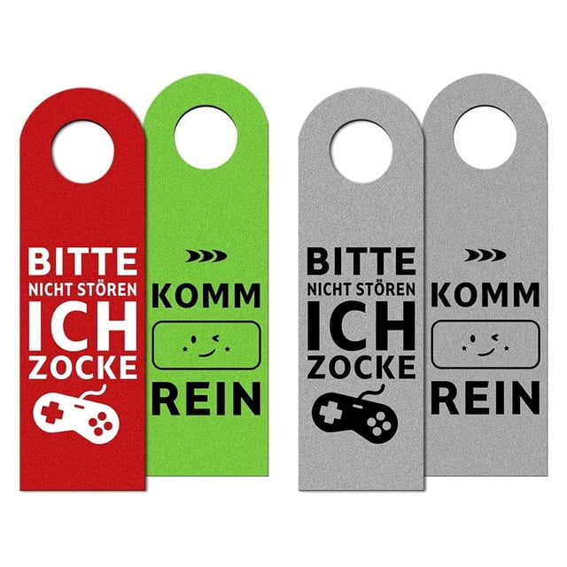 Easy To Use, Multiple Uses Do Not Disturb Door Hanger With Rounded Style Edges For Safety, Flexible Unbreakable Design, Quality Look With Bright Color Contrast, Suitable For