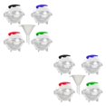 thumbnail image 4 of Wosthever Moldes de bolas de hielo con tapa, molde para hacer cubitos de glaseado de bebidas DIY, accesorio para hacer fiestas reutilizable a prueba de 4 piezas con embudo 2piezas Wosthever CBP307737, 4 of 5