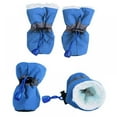4PCS Winter Dog Shoes for Small Dogs,AntiSlip Dogs Boots Paw Protector