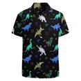 thumbnail image 3 of Camisetas con gráficos de tortugas para hombres, ropa con estampado 3D, camisa hawaiana de playa, manga corta, Y2k, lindas blusas con flores para niños, ropa con solapa, 3 of 5