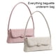 thumbnail image 3 of Bolso de Mano Qarigey de Pequeña Capacidad de Piel Sintética Color Beige, 3 of 6