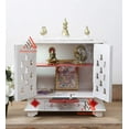 thumbnail image 6 of HomeCrafts Handpainted Wooden Home Temple with Doors, Rajasthani Art (in Side Puja Kits.LED Lights (WhiteRed2, Medium- 20x11x24 Inch (WxDxH)), 6 of 9
