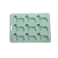thumbnail image 1 of Billuyoard Molde en forma de Dachshund multiusos para hielo y dulces Dachshund Candy Molds Mold Dachshund en forma de perro Dachshund Green Type3 NO3, 1 of 6