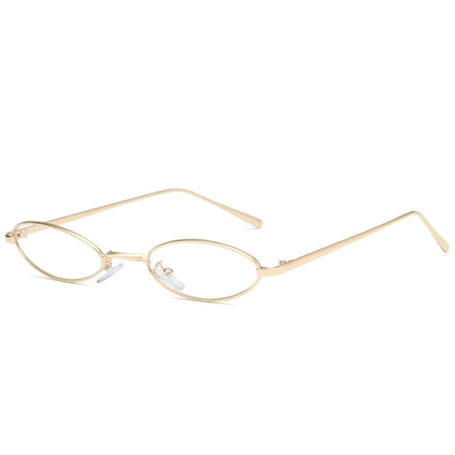 Bangcool Lunettes de Soleil Rétro à la Mode Petite Monture en Métal Lunettes de Soleil Vintage
