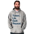 thumbnail image 5 of Lie Golf Repeat Hoodie Sweatshirt Women Men Brisco Brands M, 5 of 6
