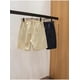 thumbnail image 4 of Pantalones cortos capri elásticos informales con cordón de verano para hombre, 4 of 5