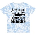 thumbnail image 3 of Inktastic Just a Girl Who Loves Sharks Girls Toddler T-Shirt, 3 of 5