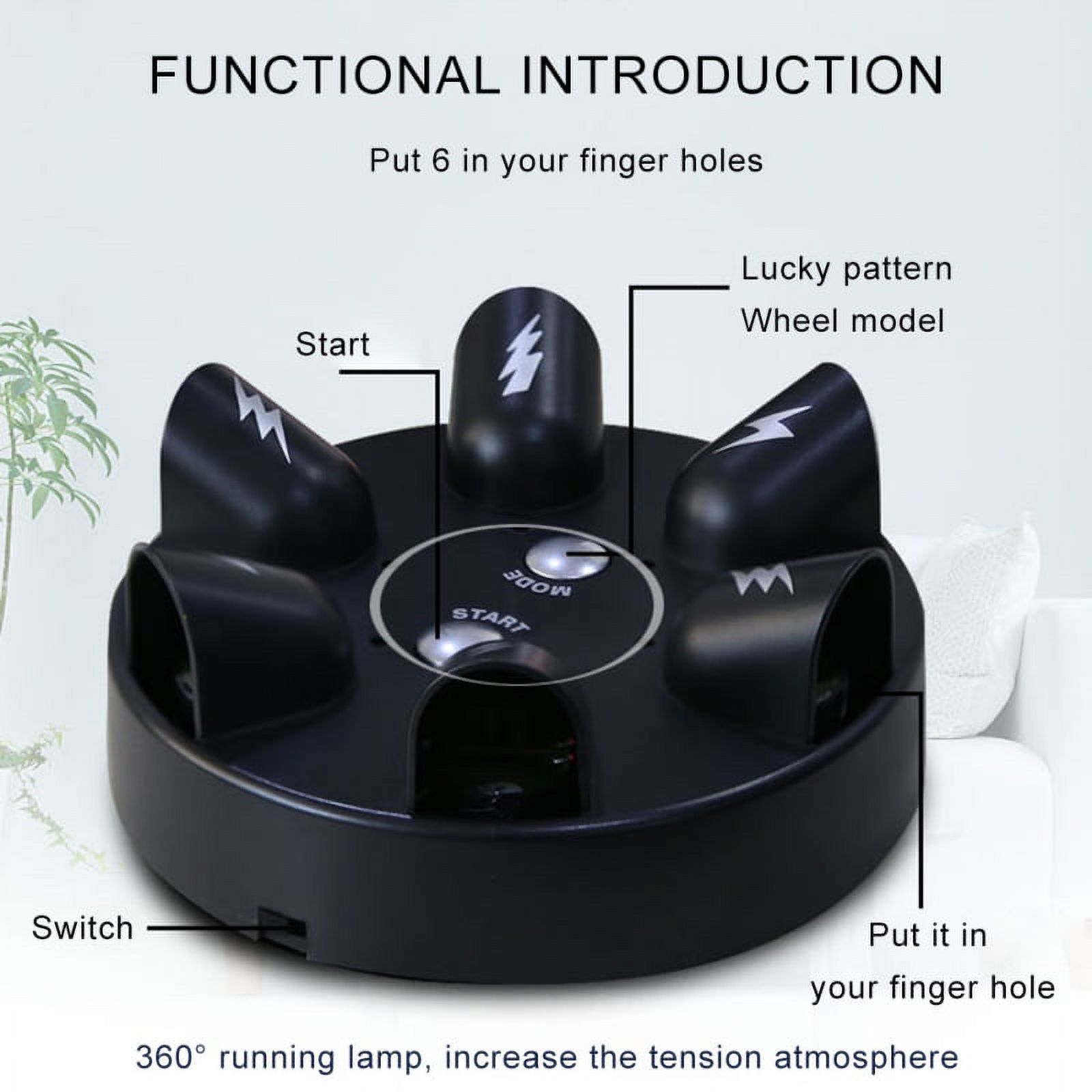  Mini choque eléctrico dedo detector de mentiras polígrafo Lucky  Tricky Eléctrico Shocking Roulette Shots Escritorio Descompresión Creativo  Verdad o Desafío Juguetes : Juguetes y Juegos