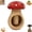 Red, variant on Wooden Mushroom Shaped Walnut Wood Clip,Nutcracker Screw Press,Portable Walnut Cracking Tool,Manual Walnut Crack Kitchen Tools,Mushroom Design Chestnut Peeler for Walnuts,Hazelnuts,Pecans