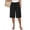 Black #20, variant on Shorts for Women Drawstring Wide Leg Knee Length Bermuda Shorts Summer Casual High Waisted Shorts with Pockets White M