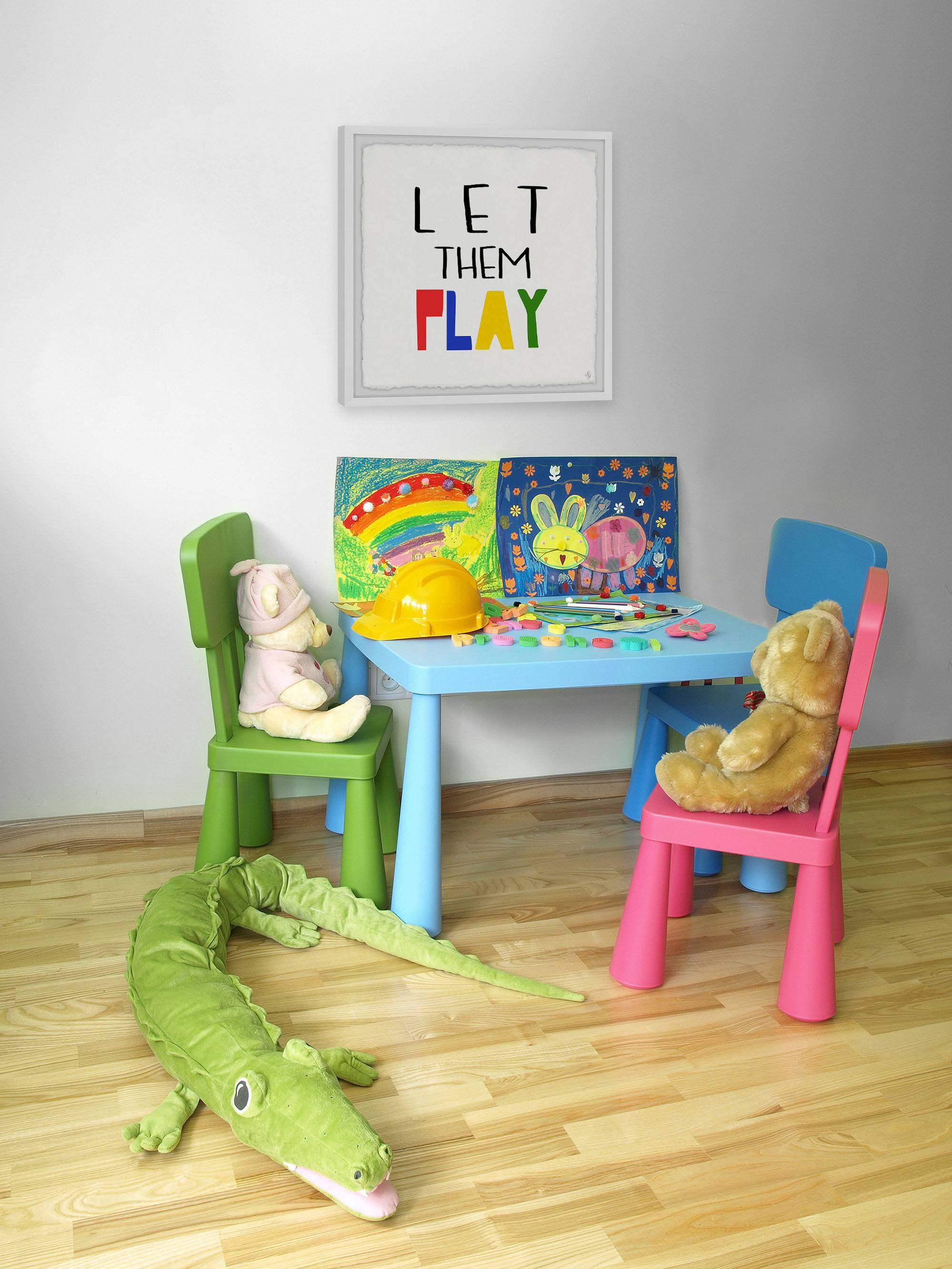 Marmont Hill Let Them Play Framed Wall Art