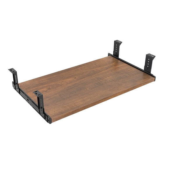 FRMSAET Accesorios para muebles Productos de oficina Trajes Hardware 20/24/30 pulgadas Bandeja para cajón de teclado Soporte de madera Debajo del escritorio Plataforma de altura ajustable. (24 pulgada