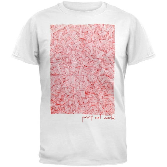Jimmy Eat World Men's Crosshatch Soft Short Sleeve T Shirt