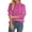 Hot Pink, variant on Vedolay Cropped Sweaters for Women Fall Pullover Sweaters Casual Crew Neck Long Sleeve Lightweight Tops,Green M