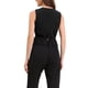 thumbnail image 3 of CHALCO INSPIRADOR Chaleco de Mujer Cuello en V Sin Mangas Botón Frontal Rayas Moda Casual Tallas XL Negro, 3 of 6