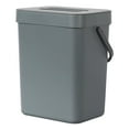 TRAHOOPuro WallMounted Trash Can with Lid, 1.32 Gal / 5L Hanging