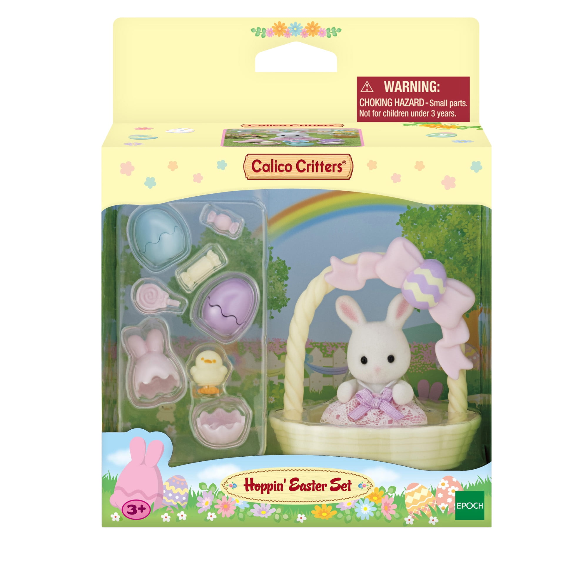 Calico Critters Hoppin' Easter Limited Edition Doll Playset, 13 Pieces