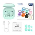 thumbnail image 2 of Auriculares intraaurales inalámbricos C9pro Bluetooth 5.3, deportivos, mini, transparentes, talla única, color verde, 2023, 2 of 2