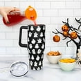 thumbnail image 4 of 40oz Ghost Tumbler With Handle,Halloween Tumbler with Lid and Straw Stainless Steel Insulated Coffee Cups Halloween Gifts for Women, 4 of 6