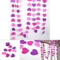 thumbnail image 1 of Colorful Craft Heart Paper Garland, Paper Paper Garland, For Home Classroom Weddingg Party Birthday Party, 1 of 6