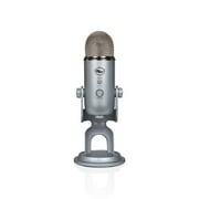 Blue Microphone Yeti USB Mic (Silver) with Knox Gear Pop Filter and USB Hub
