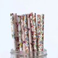 thumbnail image 4 of 25/50/100 Uds pajitas de papel románticas biodegradables Vintage Retro Floral pajitas de papel para beber decoración de Navidad eventos de boda, 4 of 4