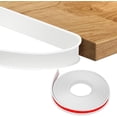 thumbnail image 5 of Tira adhesiva de 5 metros para bordes de muebles, cinta para cubrir muebles, tira de bordes de TPE, borde protector, 12mm x 5m, blanco (5m*12mm) + negro (5m*12mm), Total 2 uds., 5 of 5