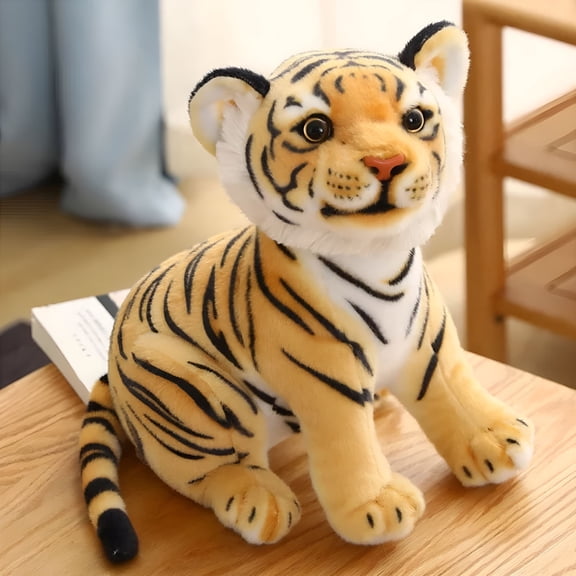 BESTSKY Tiger Plush Toys, 23Cm Soft Stuffed Animal Plush Doll for Kids