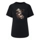 thumbnail image 4 of Mujeres Fahion Cuello redondo Mangas caídas Hombros Desgastados Estilo retro Camiseta Nupcial Verano Blusa Túnica Tops Fridja  bn2530, 4 of 4