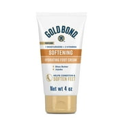 Gold Bond Softening Foot Cream, with Shea Butter & Jojoba, 4 oz.