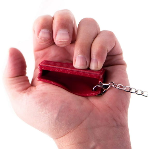 Ruff-Grip Callus Building Tool for Guitar Players - Metallic Red