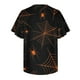 thumbnail image 5 of Camiseta de manga corta suelta con cuello en V y estampado informal a la moda de verano para mujer Fridja  zx3617, 5 of 5