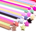 thumbnail image 3 of 21 Pcs Papier Étoile Origami Bricolage Mat Pailleté Bande de Papier Pliable Papier Origami, 3 of 10