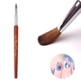 thumbnail image 2 of Kolinsky Acrílico Nail Art Brush Nail Tallado Extensión de Uñas Cepillo de Uñas para Nail Art Manicura Herramienta (8# 6#), 2 of 7