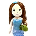 thumbnail image 2 of The Petting Zoo Mermaid Doll with Turtle Stuffed Animal- Great Gifts for Girls, Mermaid Plush Doll with Turtle Plush Toy, 17 inch (Red Hair), 2 of 7