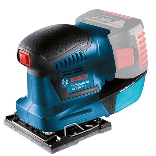 New BOSCH GSS 18VLI Professional Cordless Orbital Palm Sander (BODY