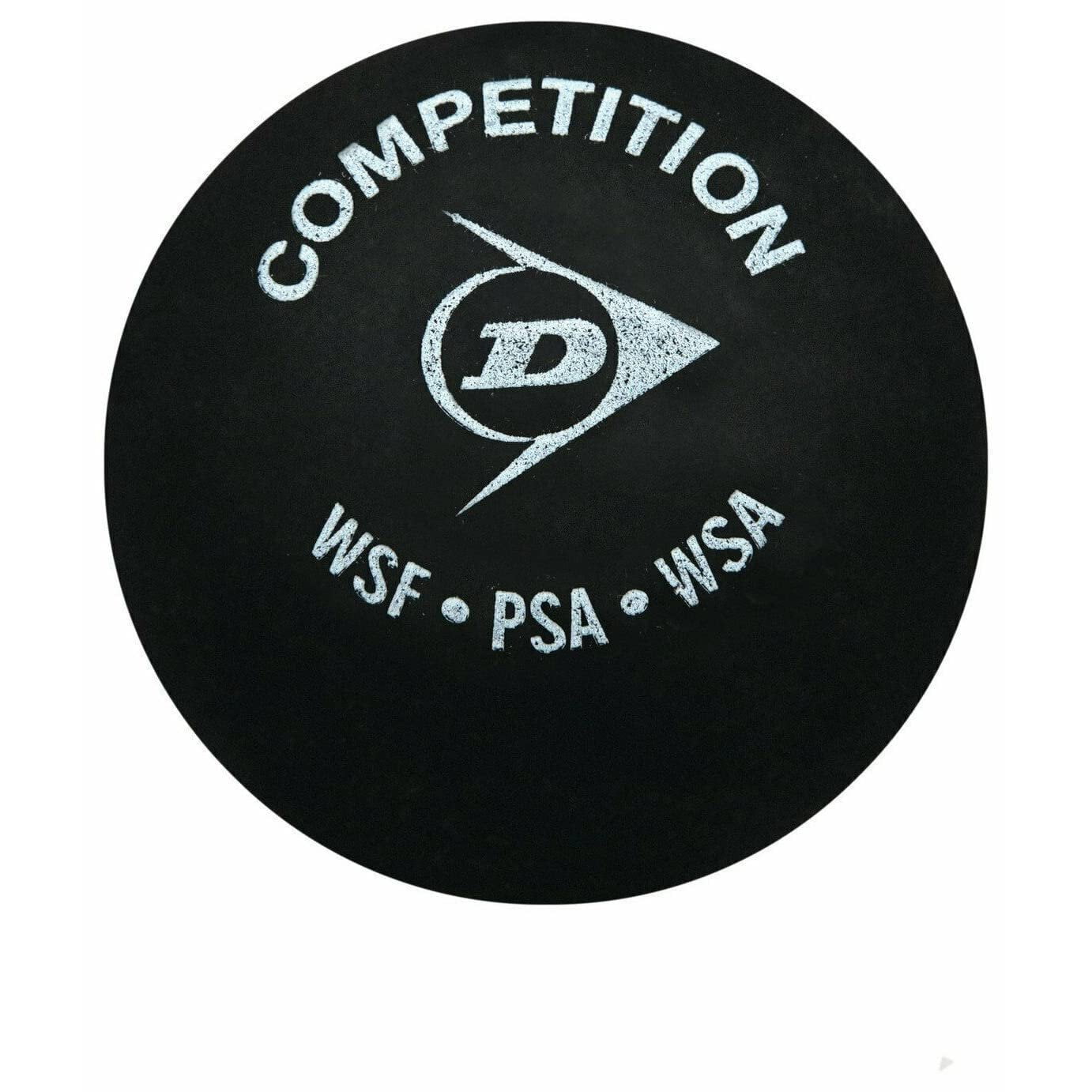 Dunlop Sports Competition Squash Ball, Single Yellow Dot, 3-Ball Tube