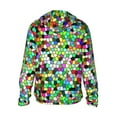 thumbnail image 2 of Picia Colorful Tie Dye Stained Glass Women's Men's UPF 50+ Sun Protection Hoodie Shirt Long Sleeve SPF Fishing Outdoor UV Hiking Lightweight Shirts-Large, 2 of 9
