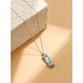 thumbnail image 4 of TANGPOET Sloth Necklace for Women 925 Sterling Silver Sloth Pendant Necklace Blue Crystal Jewelry Sloth Gifts for Her Daughter Wife Women, 4 of 5