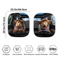 thumbnail image 4 of Renewold Funny Highland Cow Car Windshield Sunshade 2 Pack Foldable UV Ray Reflector Animal Driving Auto Front Window Sun Shade Visor Shield Shade, 4 of 6