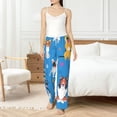 thumbnail image 5 of Uemuo Cute Dogs Pattern Women's Wide Leg Palazzo Lounge Pants with Pockets Light Weight Loose Comfy Casual Pajama Pants-Small, 5 of 9