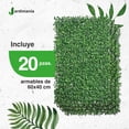 thumbnail image 2 of Muro Verde Follaje Artificial Desmontable Jardimanía, 20 Pzs verde, 2 of 7