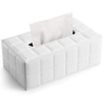 thumbnail image 1 of Funda rectangular para caja de pañuelos KINGFOM, gamuza sintética, piel sintética, 1 of 9