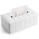 thumbnail image 1 of Funda rectangular para caja de pañuelos KINGFOM, gamuza sintética, piel sintética, 1 of 9